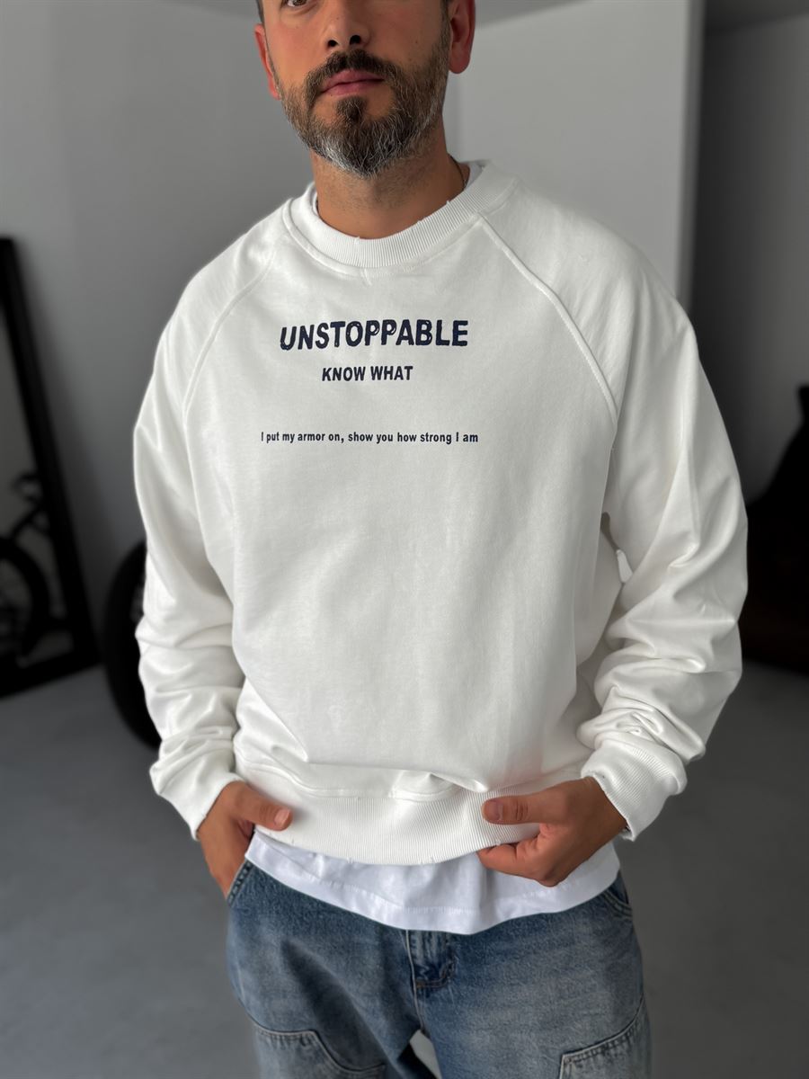 Unstoppable Printed Sweatshirt