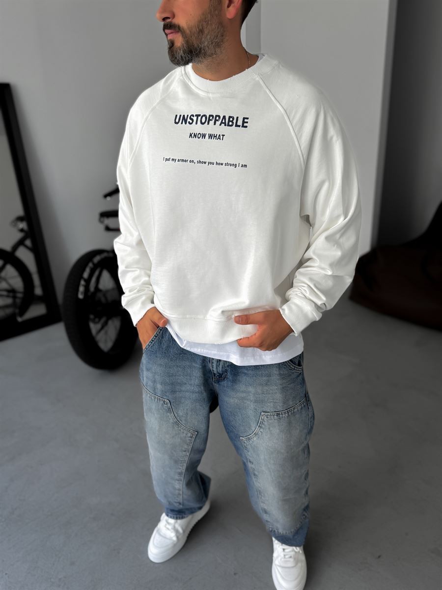Unstoppable Printed Sweatshirt