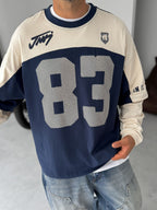 83 Embossed Patchwork Sweatshirt