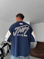 83 Embossed Patchwork Sweatshirt