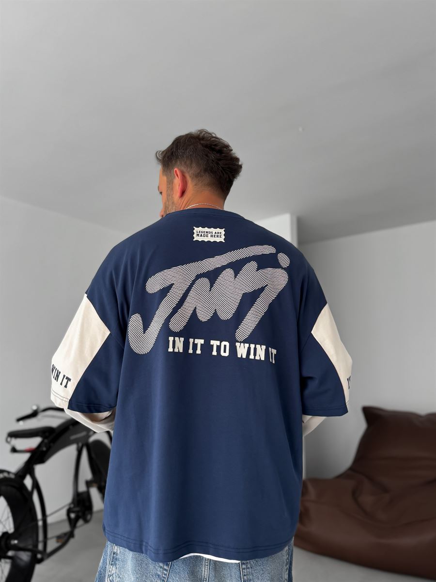 83 Embossed Patchwork Sweatshirt