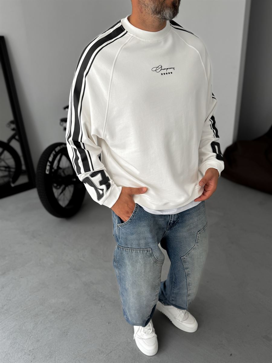 Champions Printed Patchwork Sweatshirt