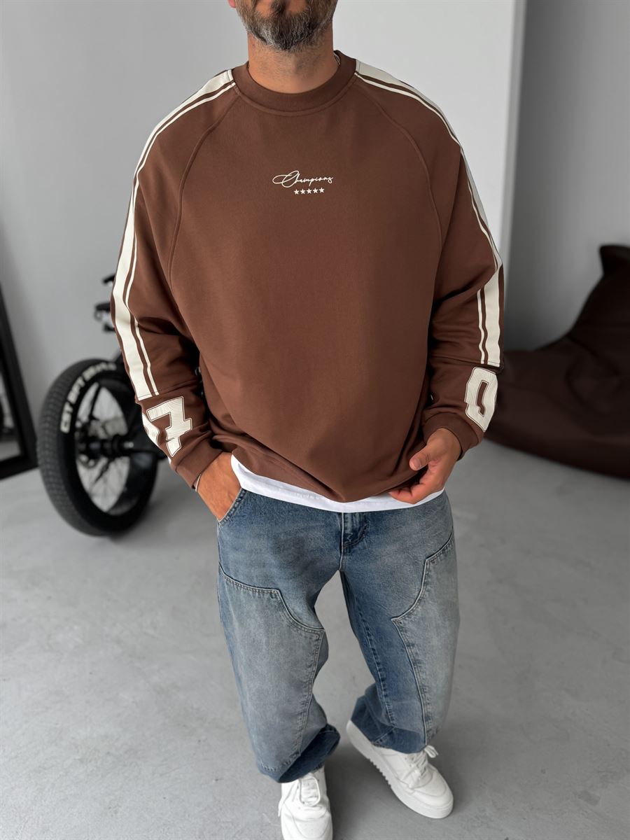 Champions Printed Patchwork Sweatshirt