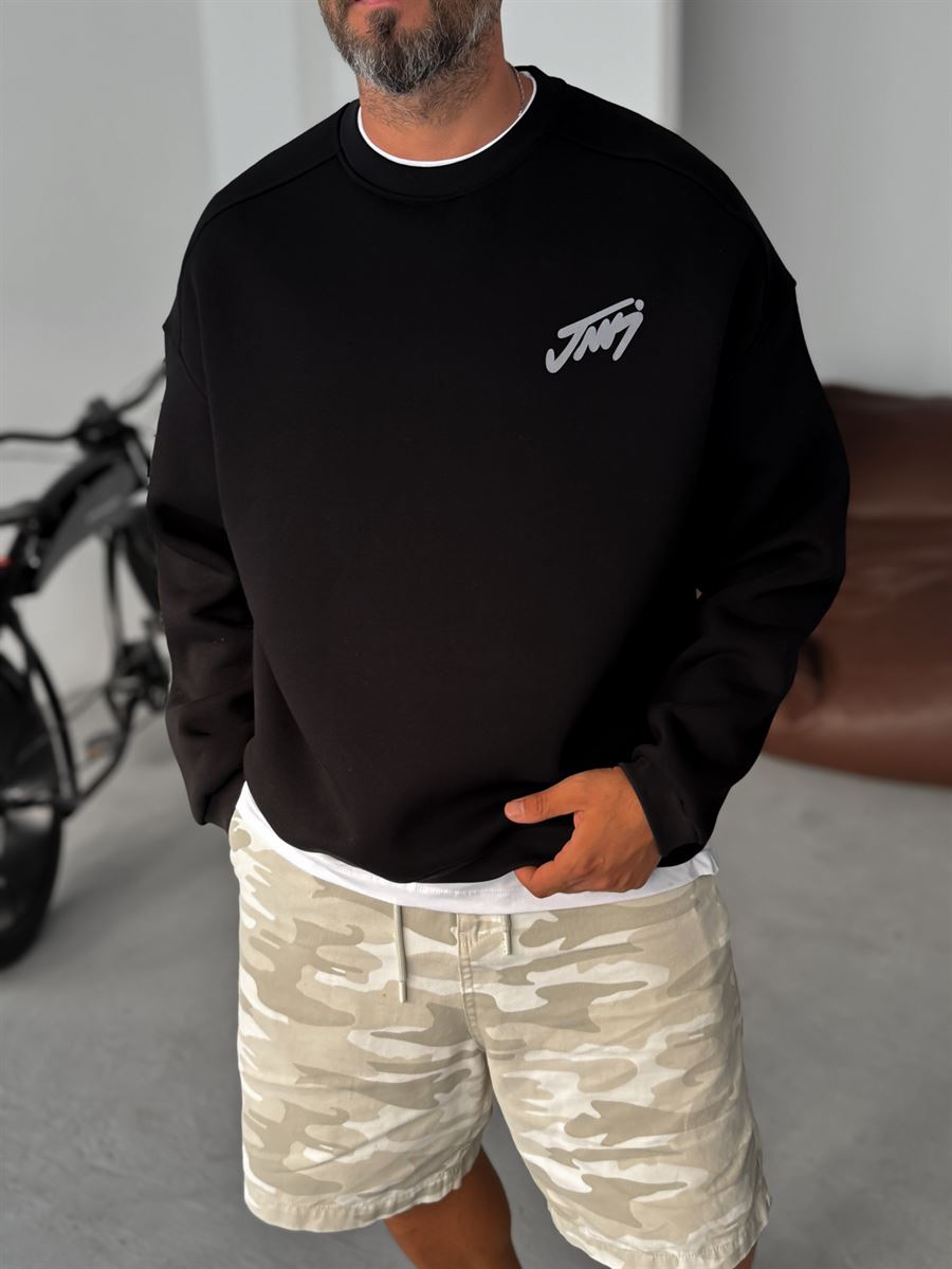 Basic Printed Sweatshirt