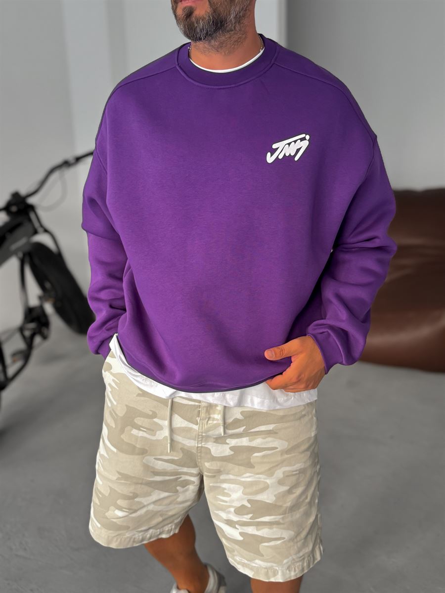 Basic Printed Sweatshirt