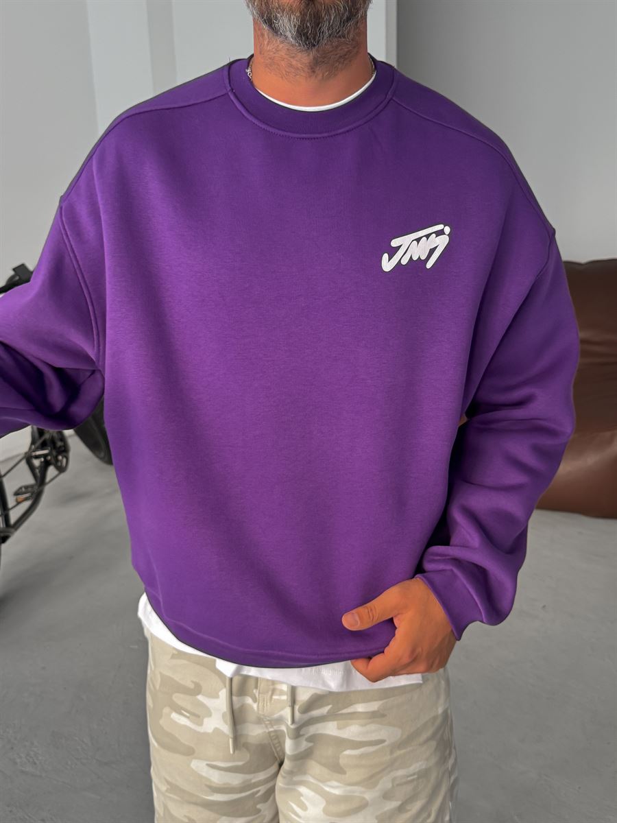 Basic Printed Sweatshirt