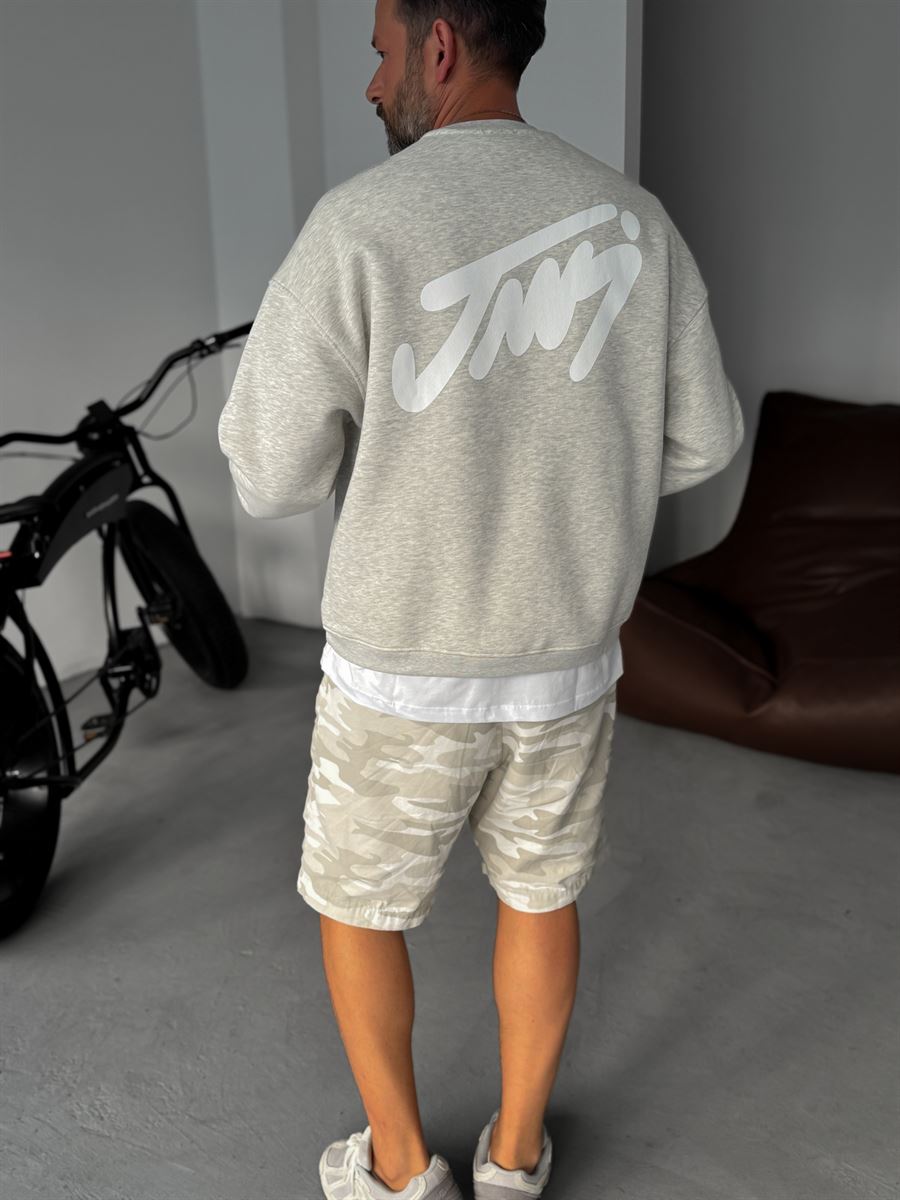 Basic Printed Sweatshirt