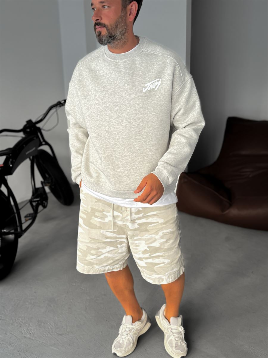 Basic Printed Sweatshirt