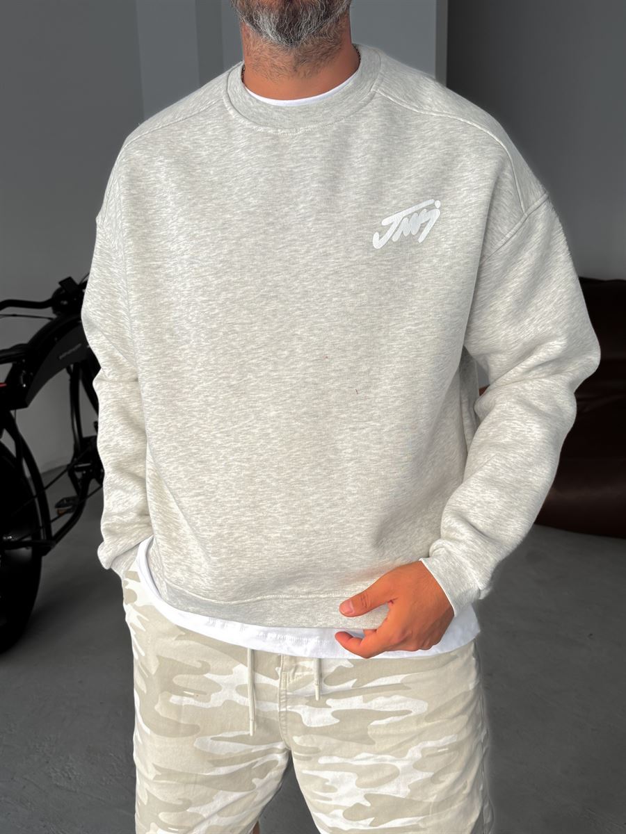 Basic Printed Sweatshirt