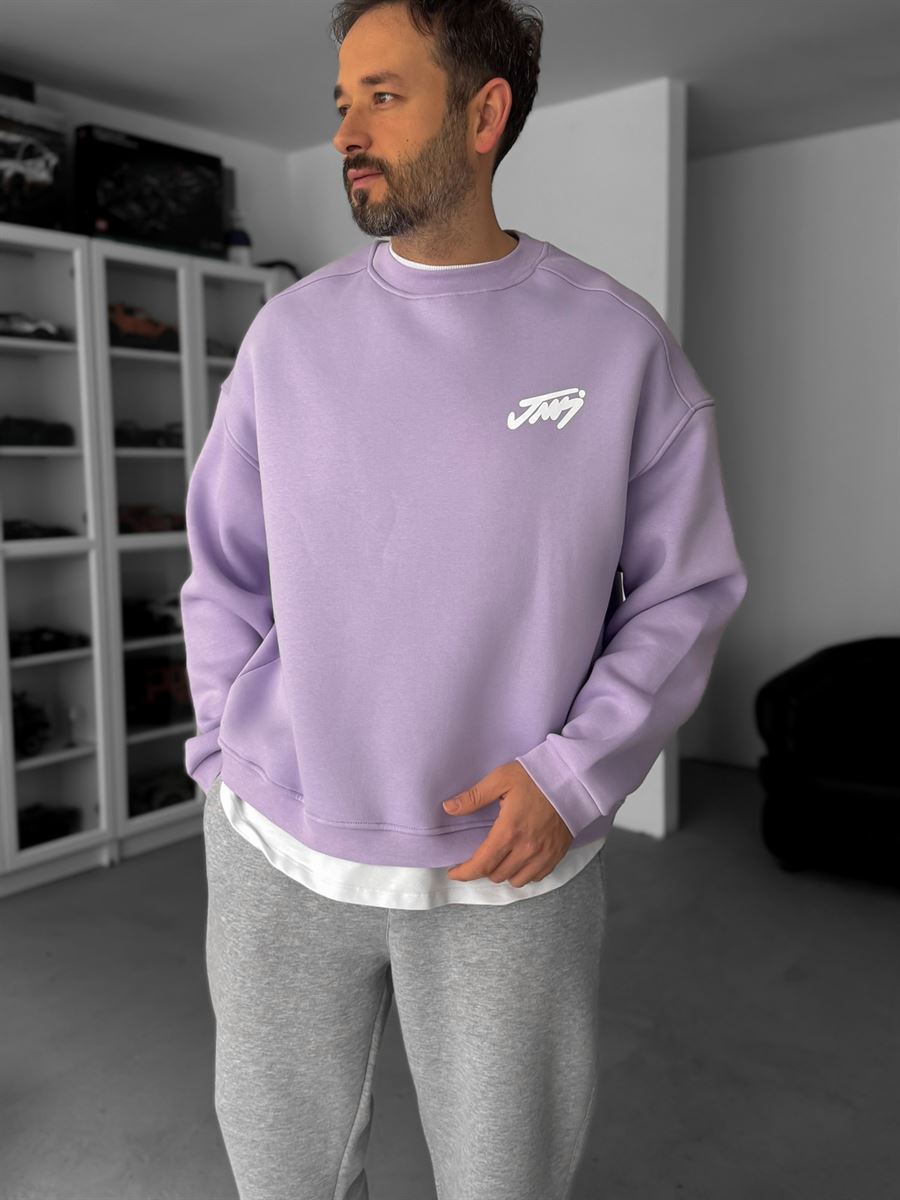 Basic Printed Sweatshirt