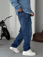 Distressed Detail Baggy Jean