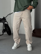 Distressed Detail Baggy Jean