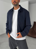 Boxy Fit Jacket with Sleeve Buttons