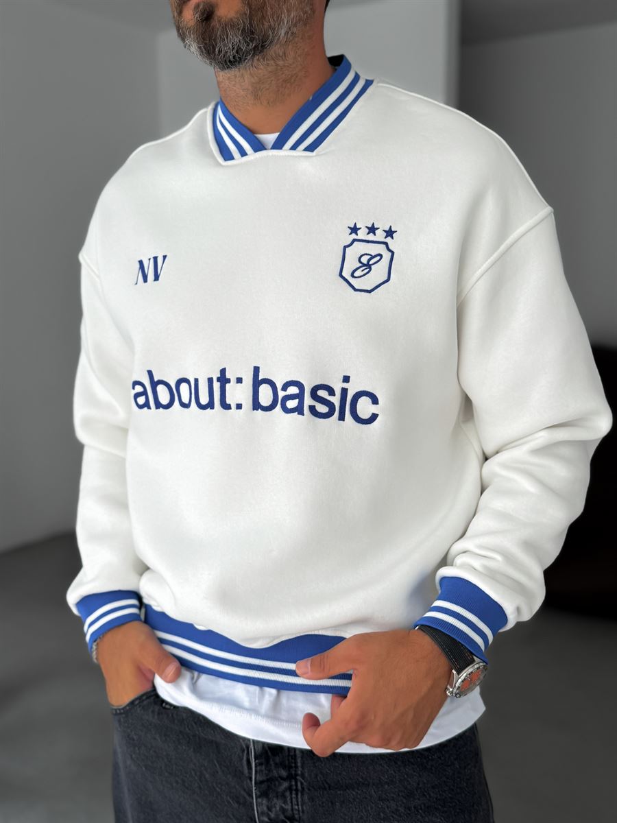 About Ribbed Oversize Sweatshirt