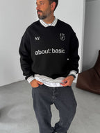 About Ribbed Oversize Sweatshirt