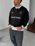 About Ribbed Oversize Sweatshirt