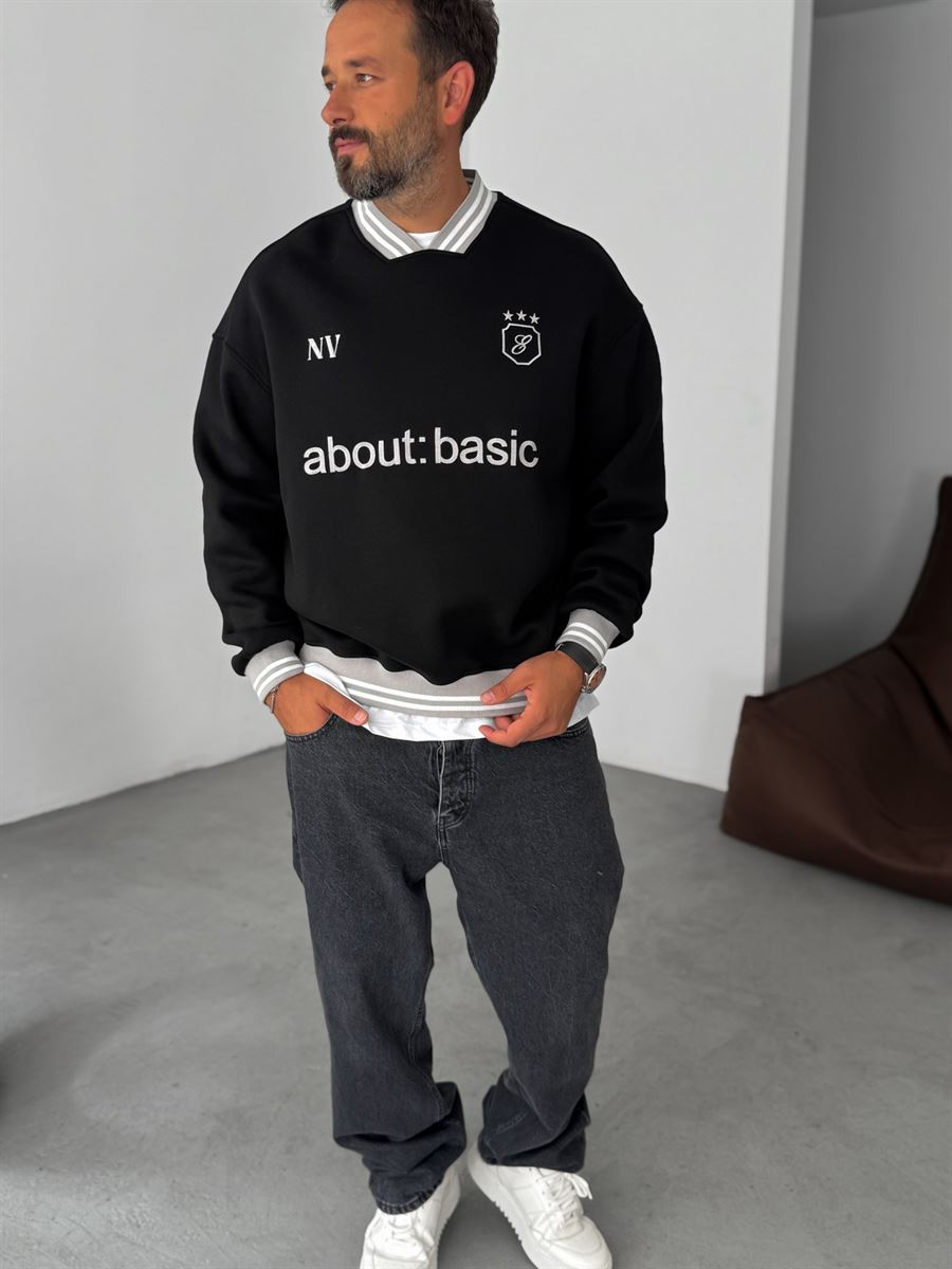 About Ribbed Oversize Sweatshirt