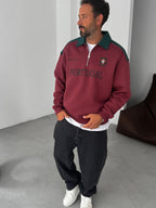Portugal Embroidered Oversize Sweatshirt