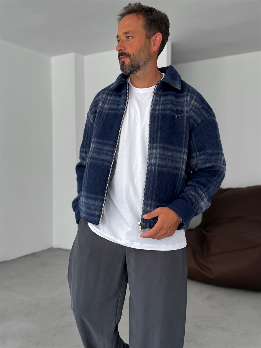 Plaid Cashmere Jacket