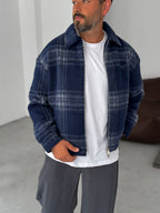 Plaid Cashmere Jacket