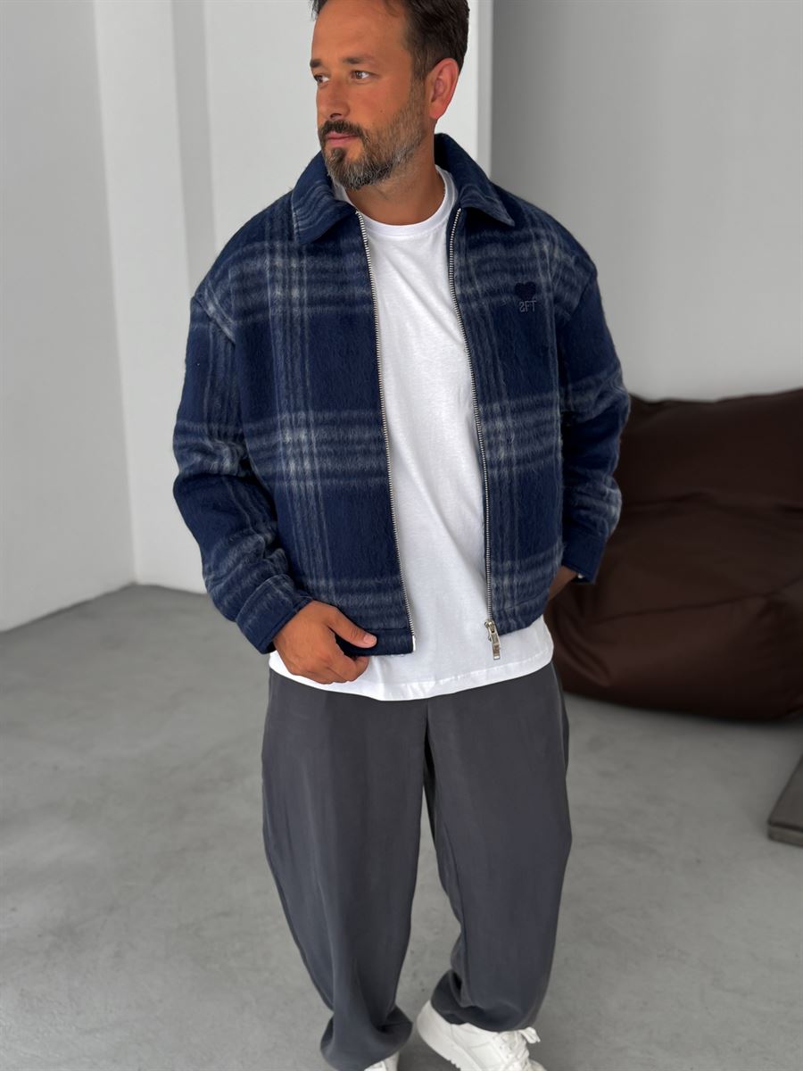 Plaid Cashmere Jacket