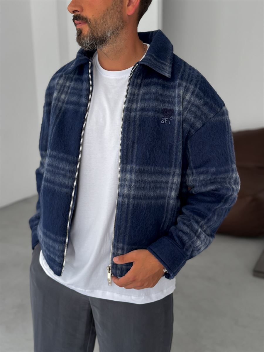 Plaid Cashmere Jacket