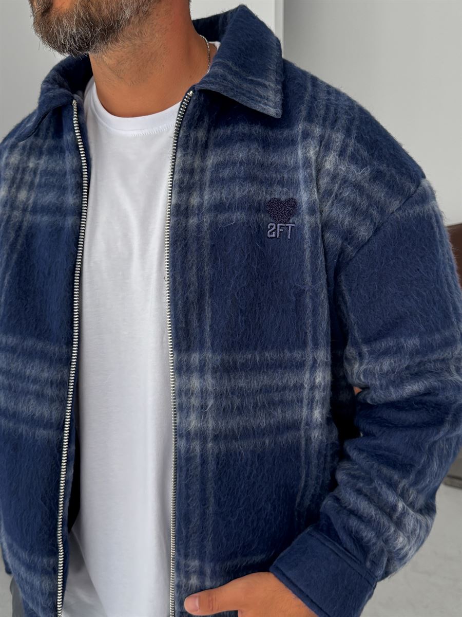 Plaid Cashmere Jacket