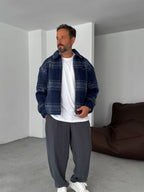 Plaid Cashmere Jacket