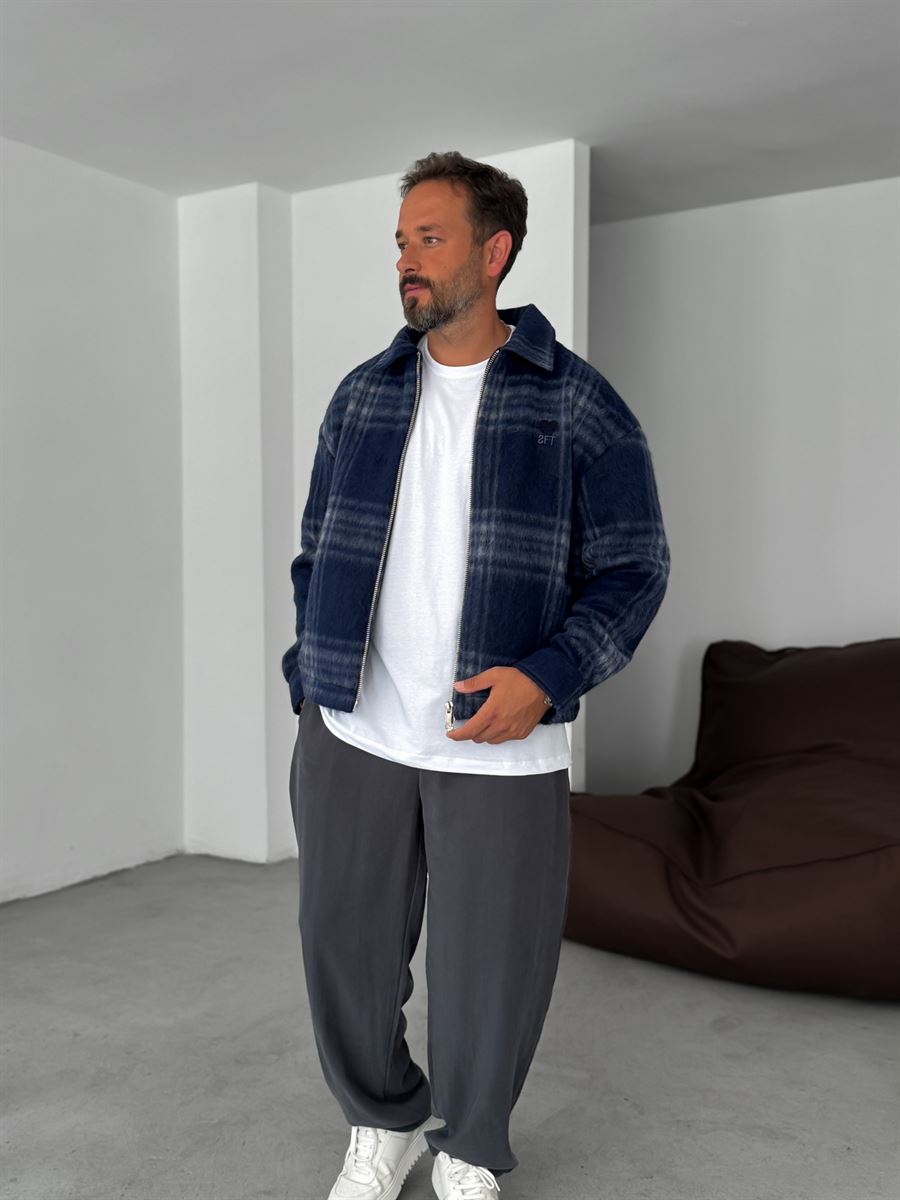 Plaid Cashmere Jacket