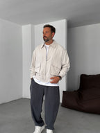 Tencel Fabric Washed Double Pocket Jacket