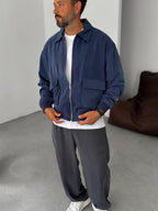 Tencel Fabric Washed Double Pocket Jacket