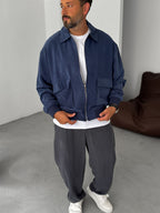 Tencel Fabric Washed Double Pocket Jacket