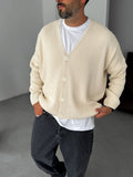 Buttoned Oversize Knitted Cardigan