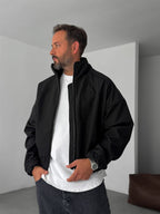 Technical Fabric Bomber Jacket