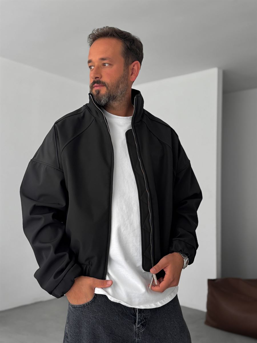 Technical Fabric Bomber Jacket
