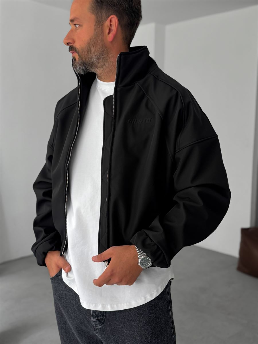 Technical Fabric Bomber Jacket