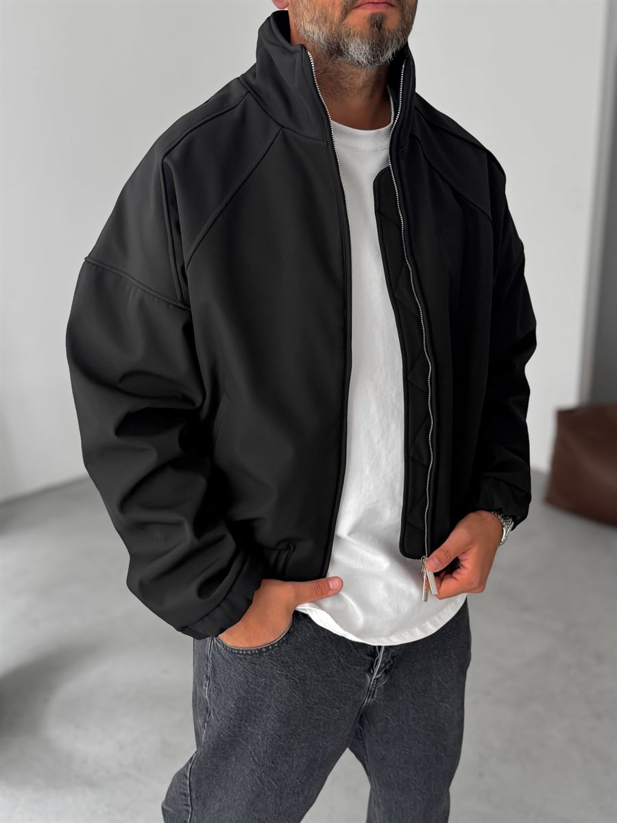 Technical Fabric Bomber Jacket