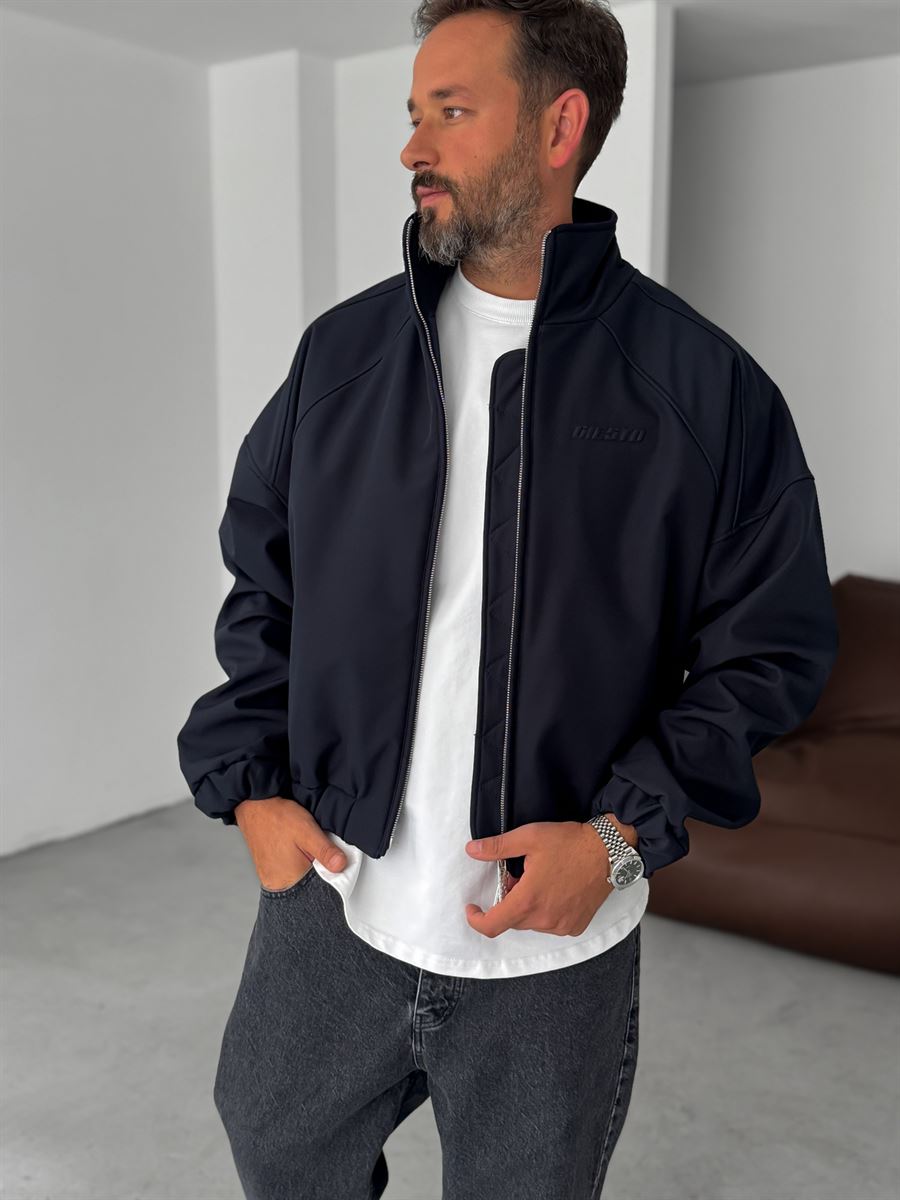 Technical Fabric Bomber Jacket