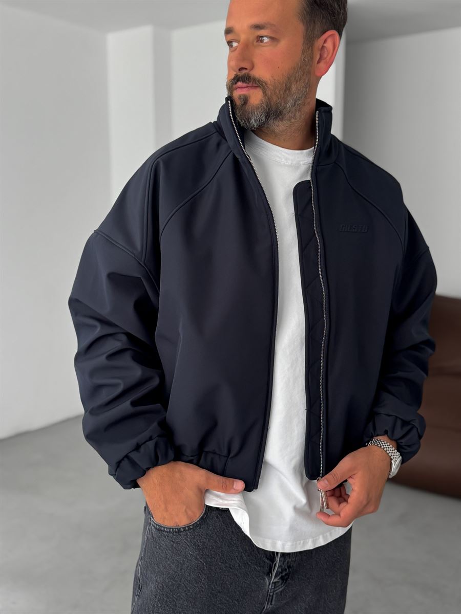 Technical Fabric Bomber Jacket