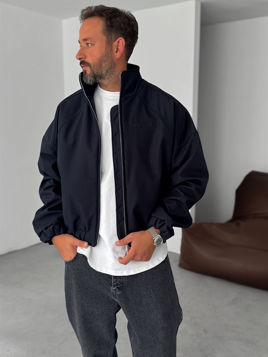 Technical Fabric Bomber Jacket