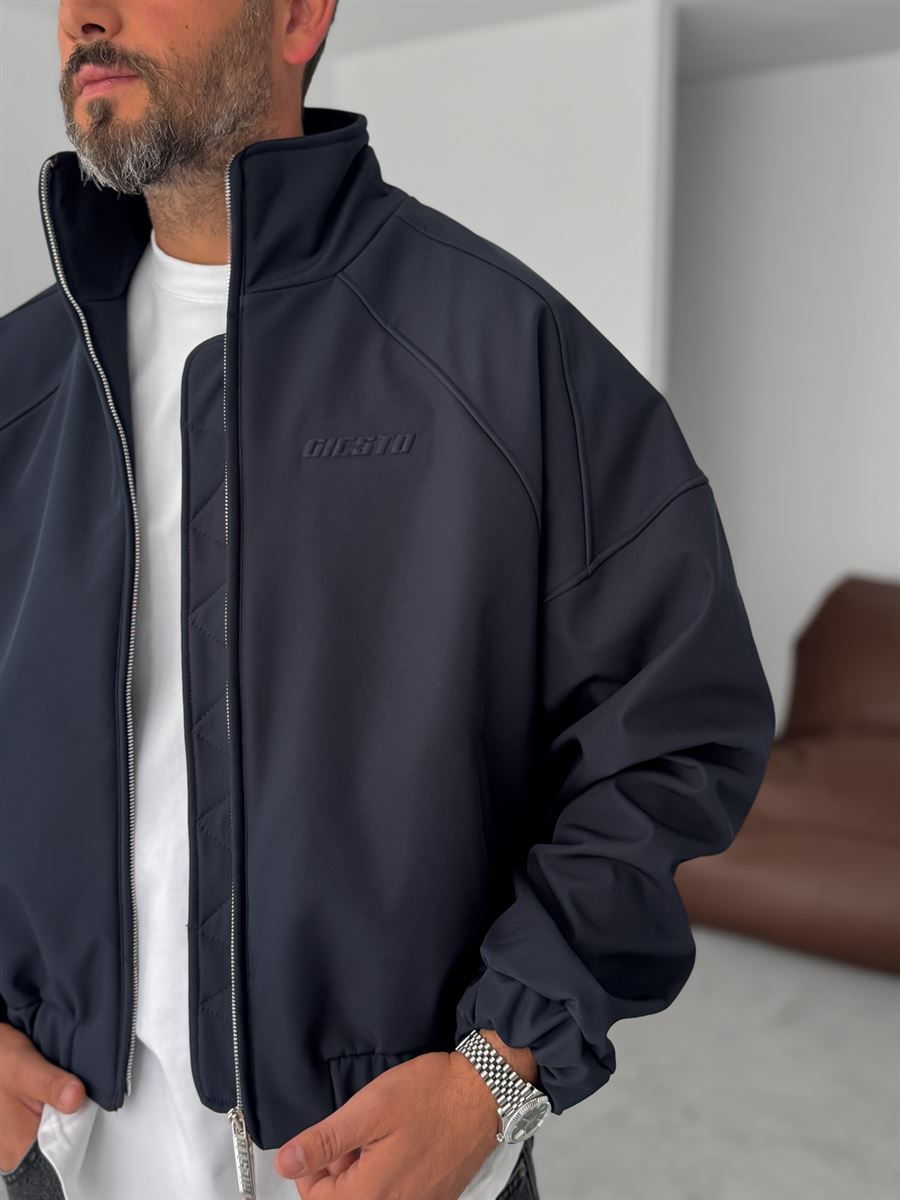 Technical Fabric Bomber Jacket