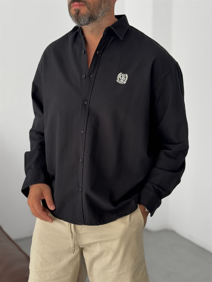 Heritage Embroidered Oversize Shirt