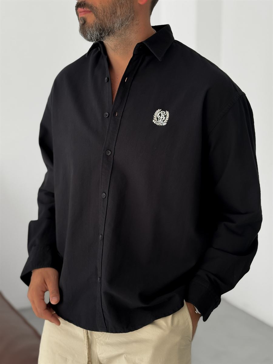 Heritage Embroidered Oversize Shirt