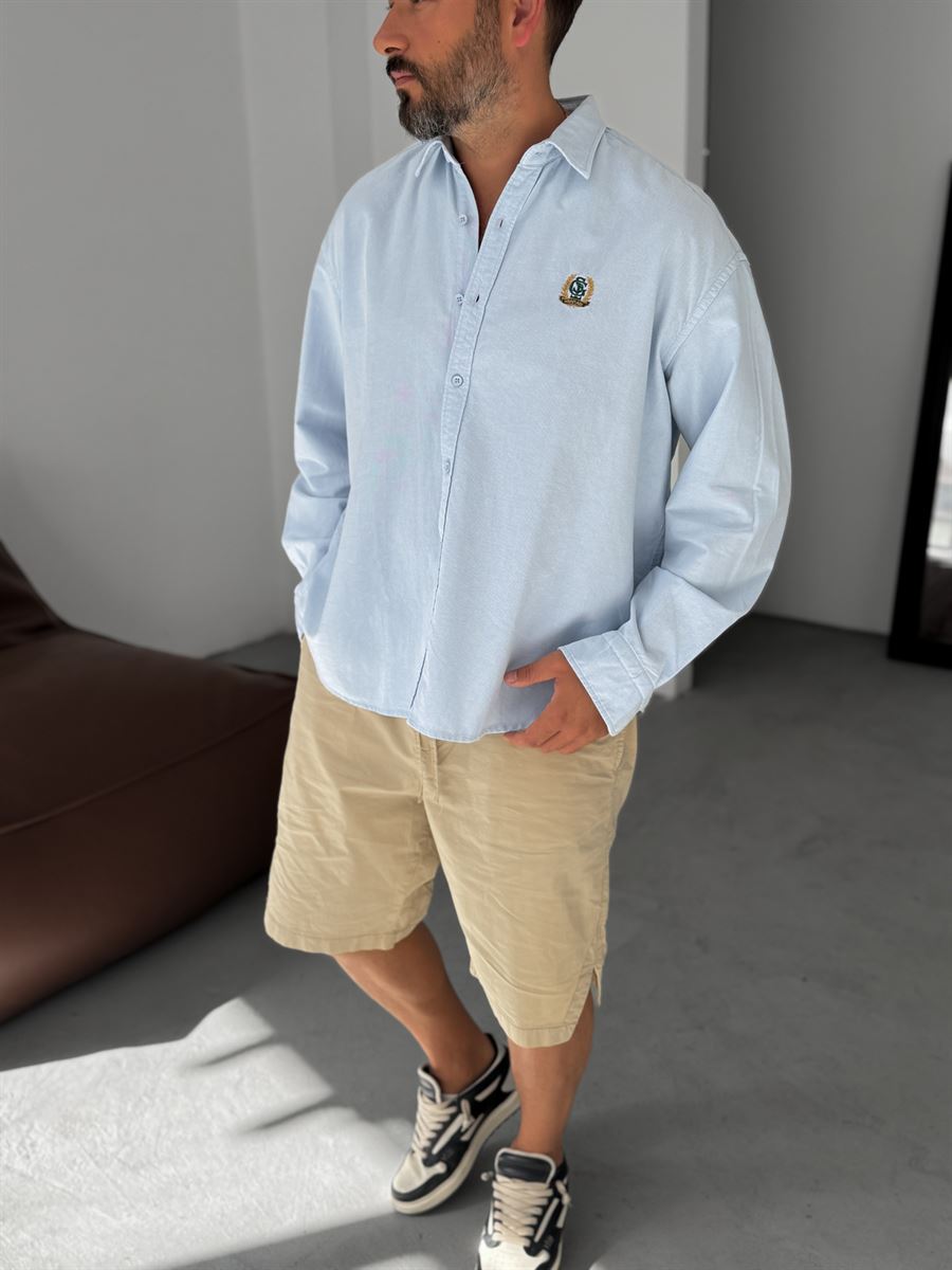 Heritage Embroidered Oversize Shirt