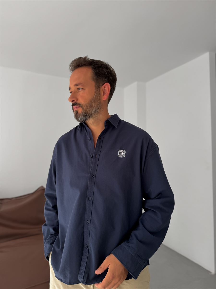 Heritage Embroidered Oversize Shirt