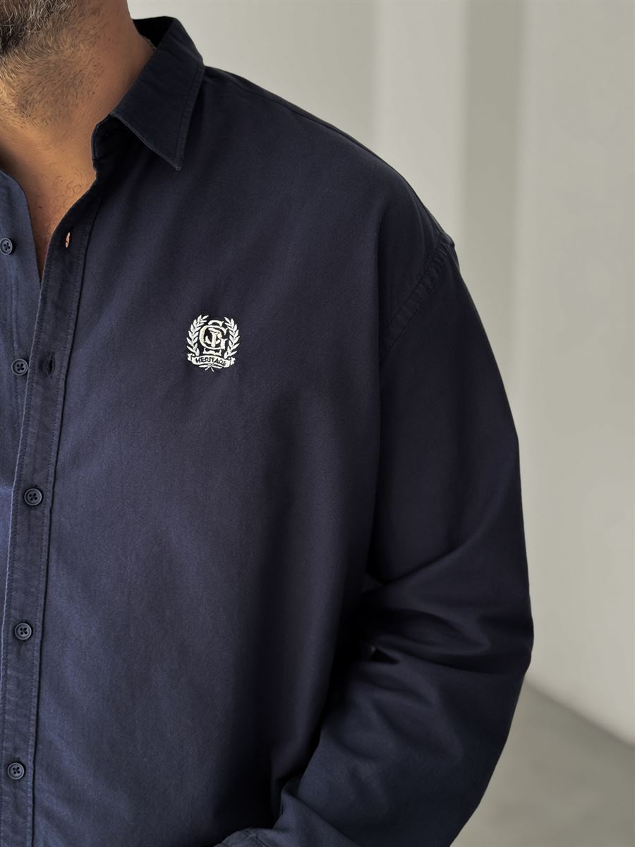 Heritage Embroidered Oversize Shirt