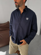 Heritage Embroidered Oversize Shirt