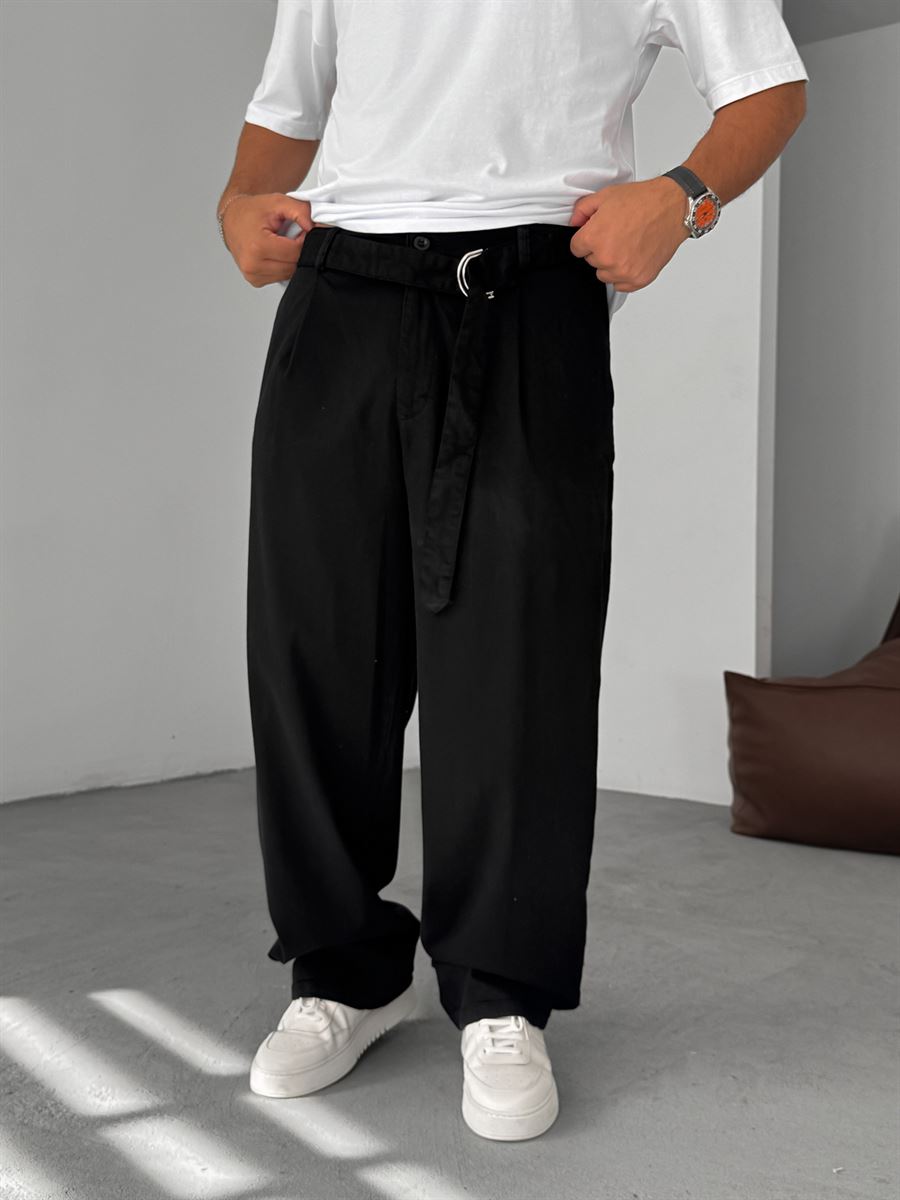 Lycra Baggy Pants with Belt