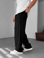Lycra Baggy Pants with Belt