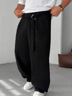 Lycra Baggy Pants with Belt